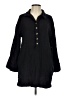 Free People Black 3/4 Sleeve Button-Down Shirt Size S - photo 1