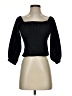 Reformation Black 3/4 Sleeve Blouse Size 0 - photo 1