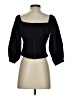 Reformation Black 3/4 Sleeve Blouse Size 0 - photo 2