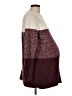 Isabel Maternity Color Block Burgundy Pullover Sweater Size Lg Maternity - photo 4