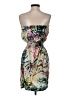 Aqua 100% Polyester Graphic Blue Cocktail Dress Size XS - photo 2