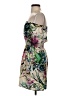 Aqua 100% Polyester Graphic Blue Cocktail Dress Size XS - photo 5