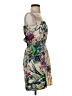 Aqua 100% Polyester Graphic Blue Cocktail Dress Size XS - photo 4