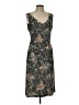 BCBGMAXAZRIA Print Gray Cocktail Dress Size L - photo 1