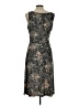BCBGMAXAZRIA Print Gray Cocktail Dress Size L - photo 2