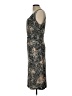 BCBGMAXAZRIA Print Gray Cocktail Dress Size L - photo 5