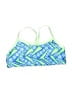 Dolfin Print Blue Swimsuit Top Size 16 - photo 1