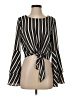 Altar'd State Black Long Sleeve Blouse Size S - photo 1