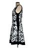 DKNY Graphic Black Cocktail Dress Size M - photo 5