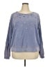 Billy T Stars Blue Sweatshirt Size 2X - photo 1