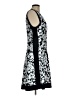 DKNY Graphic Black Cocktail Dress Size M - photo 4
