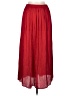 J.Crew 100% Polyester Red Burgundy Casual Skirt Size 8 - photo 2