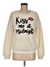 Xhilaration 100% Polyester Ivory Sweatshirt Size M - photo 1