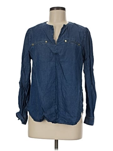 Jones New York Signature Long Sleeve Blouse (view 1)