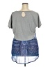 One World Blue Short Sleeve Top Size 2X - photo 2