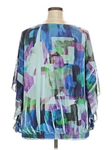 One World 3/4 Sleeve Blouse (view 2)