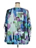 One World Blue 3/4 Sleeve Blouse Size 2X - photo 2