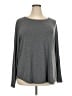Apt. 9 Gray Long Sleeve Top Size 2X - photo 1