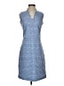 J. McLaughlin Tweed Blue Casual Dress Size 0 - photo 1