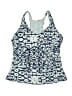 Unbranded Print Blue Swimsuit Top Size S - photo 1