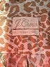 J.Crew 100% Cotton Animal Print Tan Long Sleeve Blouse Size 6 - photo 7