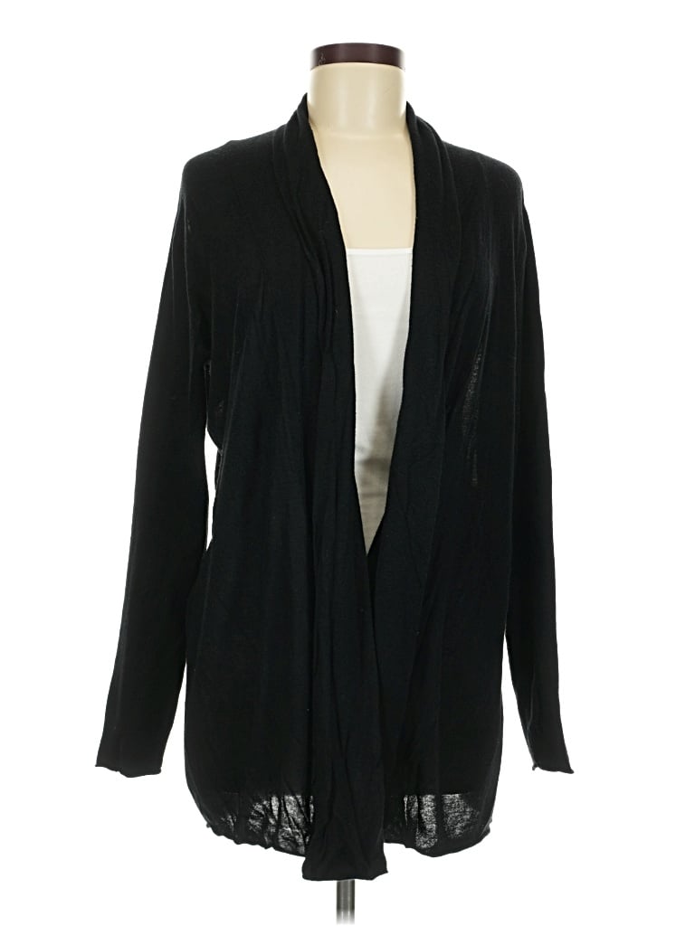 Pre-owned Joan Vass New York Kimono In Black