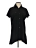 W by Worth 100% Polyester Solid Black Short Sleeve Blouse Size 0 - photo 1