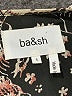 BA&SH Black 3/4 Sleeve Blouse Size Sm (1) - photo 7