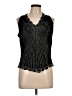 Jkara 100% Polyester Black Sleeveless Blouse Size L - photo 1