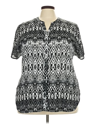 Faded Glory Short Sleeve Blouse (view 1)