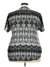 Faded Glory 100% Polyester Silver Short Sleeve Blouse Size 2X - photo 2