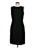 Larry Levine 100% Polyester Solid Black Cocktail Dress Size 12 - photo 1