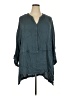 Cupio 100% Rayon Teal Long Sleeve Blouse Size 3X - photo 1