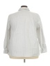 Catherines Stripes Gray 3/4 Sleeve Button-Down Shirt Size 2X - photo 2