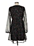 K. Jordan 100% Polyester Paisley Black Casual Dress Size M - photo 2