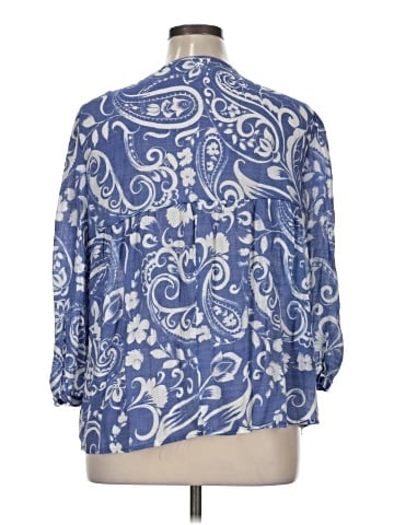 Cato 3/4 Sleeve Blouse (view 2)