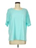 Andree by UNIT Teal Short Sleeve Top Size M - photo 1