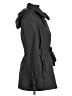 Suzy Shier Black Gray Trenchcoat Size M - photo 4