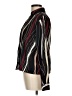 Jaipur 100% Polyester Stripes Black Long Sleeve Blouse Size M - photo 5