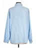 Shein 100% Polyester Stripes Blue Long Sleeve Blouse Size L - photo 2