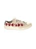 Converse Hearts Ivory Sneakers Size 9 - photo 1