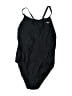 TYR Solid Black One Piece Swimsuit Size 42 - photo 1