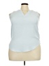 Maurices 100% Polyester Blue Sleeveless T-Shirt Size XXL - photo 1