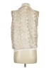 JACK 100% Polyester Ivory Faux Fur Vest Size M - photo 2