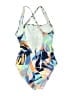 Nautica Graphic Blue One Piece Swimsuit Size M - photo 2