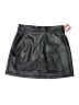SPANX Solid Black Faux Leather Skirt Size M - photo 2