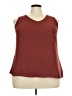 Cato 100% Polyester Burgundy Sleeveless Blouse Size 18 - photo 1