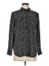 Talbots 100% Viscose Polka Dots Black Long Sleeve Blouse Size M - photo 1