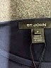 St. John 100% Viscose Black 3/4 Sleeve Top Size XS - photo 7
