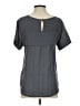 PrAna Gray Short Sleeve Blouse Size XS - photo 2